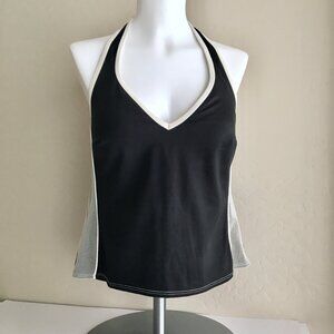 Cazimi Tank Top Swim Tankini Bikini Black White Sporty NEW 8